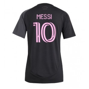 Inter Miami Lionel Messi #10 Venkovní Dres pro Dámy 2025-26 Krátkým Rukávem