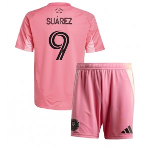 Inter Miami Luis Suarez #9 Domácí dres komplet pro Děti 2025-26 Krátkým Rukávem (+ Krátké kalhoty)