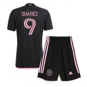 Inter Miami Luis Suarez #9 Venkovní dres komplet pro Děti 2024-25 Krátkým Rukávem (+ Krátké kalhoty)