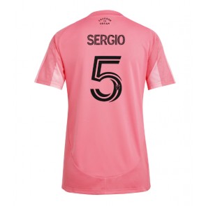 Inter Miami Sergio Busquets #5 Domácí Dres pro Dámy 2025-26 Krátkým Rukávem Inter Miami Sergio Busquets #5 Domácí Dres pro Dámy 2025-26 Krátkým Rukávem