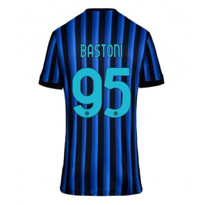 Inter Milan Alessandro Bastoni #95 Domácí Dres pro Dámy 2025-26 Krátkým Rukávem Inter Milan Alessandro Bastoni #95 Domácí Dres pro Dámy 2025-26 Krátkým Rukávem