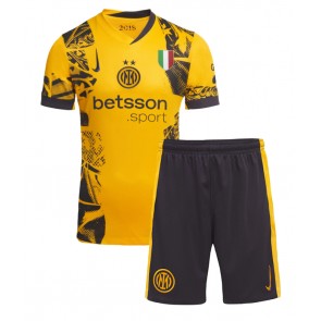 Inter Milan Alternativní dres komplet pro Děti 2024-25 Krátkým Rukávem (+ Krátké kalhoty)