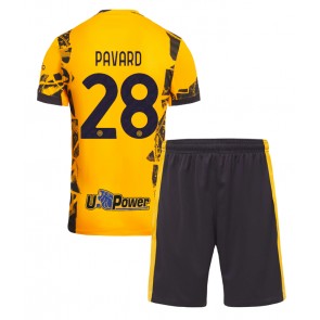 Inter Milan Benjamin Pavard #28 Alternativní dres komplet pro Děti 2024-25 Krátkým Rukávem (+ Krátké kalhoty)
