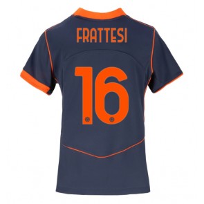 Inter Milan Davide Frattesi #16 Alternativní Dres pro Dámy 2025-26 Krátkým Rukávem Inter Milan Davide Frattesi #16 Alternativní Dres pro Dámy 2025-26 Krátkým Rukávem
