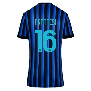 Inter Milan Davide Frattesi #16 Domácí Dres pro Dámy 2025-26 Krátkým Rukávem Inter Milan Davide Frattesi #16 Domácí Dres pro Dámy 2025-26 Krátkým Rukávem