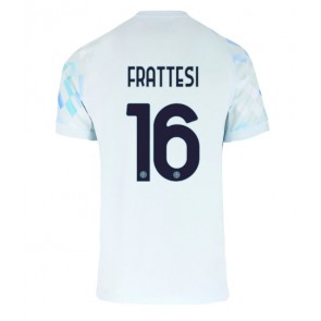 Inter Milan Davide Frattesi #16 Venkovní Dres 2025-26 Krátkým Rukávem Inter Milan Davide Frattesi #16 Venkovní Dres 2025-26 Krátkým Rukávem