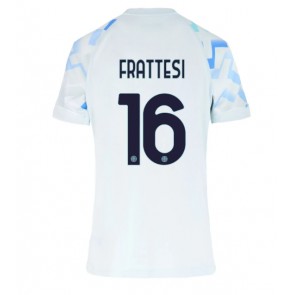 Inter Milan Davide Frattesi #16 Venkovní Dres pro Dámy 2025-26 Krátkým Rukávem Inter Milan Davide Frattesi #16 Venkovní Dres pro Dámy 2025-26 Krátkým Rukávem