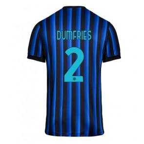 Inter Milan Denzel Dumfries #2 Domácí Dres 2025-26 Krátkým Rukávem Inter Milan Denzel Dumfries #2 Domácí Dres 2025-26 Krátkým Rukávem