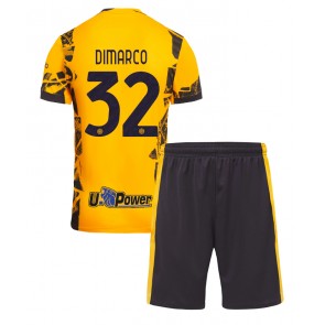 Inter Milan Federico Dimarco #32 Alternativní dres komplet pro Děti 2024-25 Krátkým Rukávem (+ Krátké kalhoty)