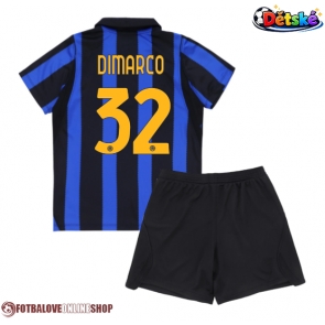 Inter Milan Federico Dimarco #32 Domácí dres komplet pro Děti 2026-27 Krátkým Rukávem (+ Krátké kalhoty)