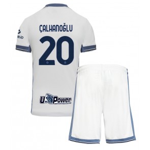Inter Milan Hakan Calhanoglu #20 Venkovní dres komplet pro Děti 2024-25 Krátkým Rukávem (+ Krátké kalhoty)