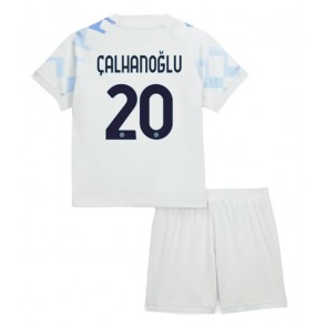 Inter Milan Hakan Calhanoglu #20 Venkovní dres komplet pro Děti 2025-26 Krátkým Rukávem (+ Krátké kalhoty)