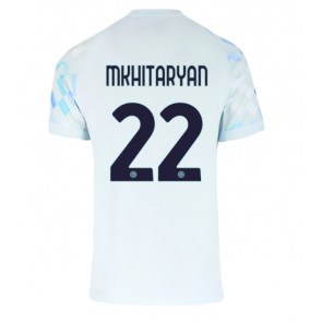 Inter Milan Henrikh Mkhitaryan #22 Venkovní Dres 2025-26 Krátkým Rukávem