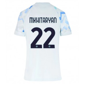 Inter Milan Henrikh Mkhitaryan #22 Venkovní Dres pro Dámy 2025-26 Krátkým Rukávem