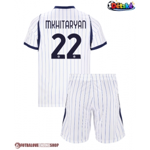 Inter Milan Henrikh Mkhitaryan #22 Venkovní dres komplet pro Děti 2026-27 Krátkým Rukávem (+ Krátké kalhoty)