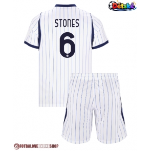 Inter Milan John Stones #6 Venkovní dres komplet pro Děti 2026-27 Krátkým Rukávem (+ Krátké kalhoty)