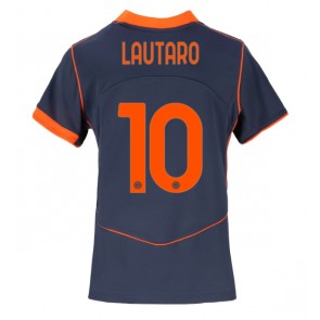 Inter Milan Lautaro Martinez #10 Alternativní Dres pro Dámy 2025-26 Krátkým Rukávem