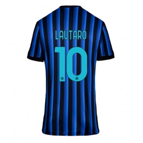 Inter Milan Lautaro Martinez #10 Domácí Dres pro Dámy 2025-26 Krátkým Rukávem