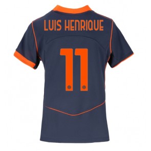 Inter Milan Luis Henrique #11 Alternativní Dres pro Dámy 2025-26 Krátkým Rukávem Inter Milan Luis Henrique #11 Alternativní Dres pro Dámy 2025-26 Krátkým Rukávem