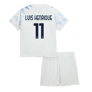 Inter Milan Luis Henrique #11 Venkovní dres komplet pro Děti 2025-26 Krátkým Rukávem (+ Krátké kalhoty)