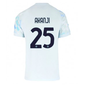 Inter Milan Manuel Akanji #25 Venkovní Dres 2025-26 Krátkým Rukávem