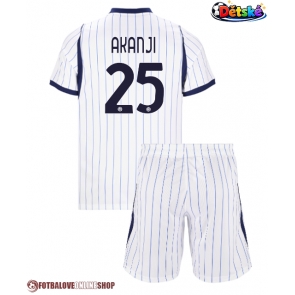 Inter Milan Manuel Akanji #25 Venkovní dres komplet pro Děti 2026-27 Krátkým Rukávem (+ Krátké kalhoty)