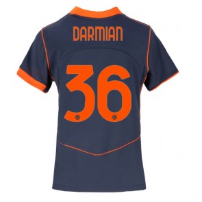 Inter Milan Matteo Darmian #36 Alternativní Dres pro Dámy 2025-26 Krátkým Rukávem Inter Milan Matteo Darmian #36 Alternativní Dres pro Dámy 2025-26 Krátkým Rukávem