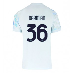 Inter Milan Matteo Darmian #36 Venkovní Dres 2025-26 Krátkým Rukávem