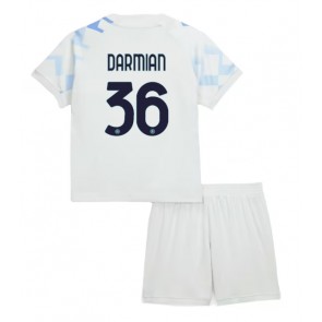 Inter Milan Matteo Darmian #36 Venkovní dres komplet pro Děti 2025-26 Krátkým Rukávem (+ Krátké kalhoty)