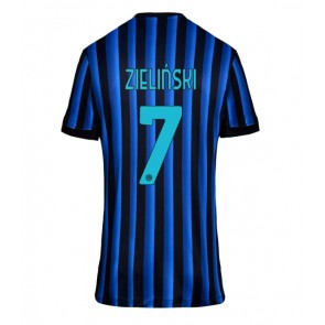 Inter Milan Piotr Zielinski #7 Domácí Dres pro Dámy 2025-26 Krátkým Rukávem