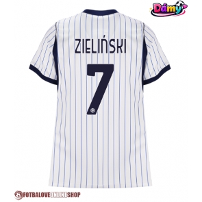 Inter Milan Piotr Zielinski #7 Venkovní Dres pro Dámy 2026-27 Krátkým Rukávem