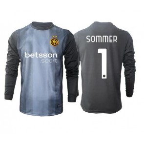 Inter Milan Yann Sommer #1 Brankář Domácí Dres 2025-26 Dlouhým Rukávem Inter Milan Yann Sommer #1 Brankář Domácí Dres 2025-26 Dlouhým Rukávem