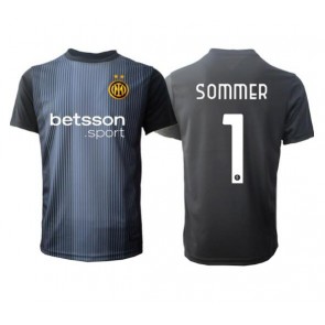 Inter Milan Yann Sommer #1 Brankář Domácí Dres 2025-26 Krátkým Rukávem