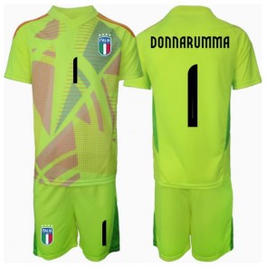 Itálie Gianluigi Donnarumma #1 Brankář Domácí dres komplet pro Děti ME 2024 Krátkým Rukávem (+ Krátké kalhoty)