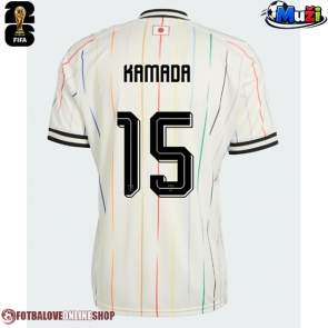 Japonsko Daichi Kamada #15 Venkovní Dres MS 2026 Krátkým Rukávem