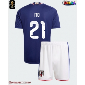 Japonsko Hiroki Ito #21 Domácí dres komplet pro Děti MS 2026 Krátkým Rukávem (+ Krátké kalhoty)