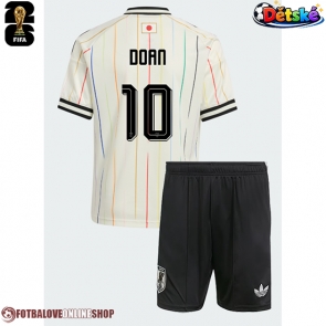 Japonsko Ritsu Doan #10 Venkovní dres komplet pro Děti MS 2026 Krátkým Rukávem (+ Krátké kalhoty)