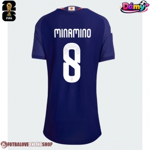 Japonsko Takumi Minamino #8 Domácí Dres pro Dámy MS 2026 Krátkým Rukávem