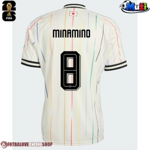 Japonsko Takumi Minamino #8 Venkovní Dres MS 2026 Krátkým Rukávem