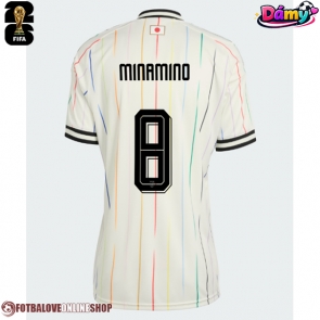 Japonsko Takumi Minamino #8 Venkovní Dres pro Dámy MS 2026 Krátkým Rukávem