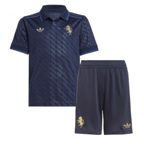 Juventus Alternativní dres komplet pro Děti 2024-25 Krátkým Rukávem (+ Krátké kalhoty)