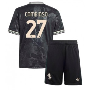 Juventus Andrea Cambiaso #27 Alternativní dres komplet pro Děti 2025-26 Krátkým Rukávem (+ Krátké kalhoty) Juventus Andrea Cambiaso #27 Alternativní dres komplet pro Děti 2025-26 Krátkým Rukávem (+ Krátké kalhoty)