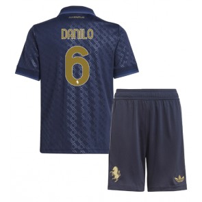 Juventus Danilo Luiz #6 Alternativní dres komplet pro Děti 2024-25 Krátkým Rukávem (+ Krátké kalhoty)