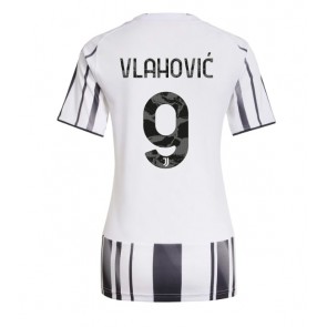 Juventus Dusan Vlahovic #9 Domácí Dres pro Dámy 2025-26 Krátkým Rukávem