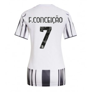 Juventus Francisco Conceicao #7 Domácí Dres pro Dámy 2025-26 Krátkým Rukávem