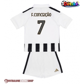 Juventus Francisco Conceicao #7 Domácí dres komplet pro Děti 2026-27 Krátkým Rukávem (+ Krátké kalhoty)
