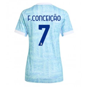 Juventus Francisco Conceicao #7 Venkovní Dres pro Dámy 2025-26 Krátkým Rukávem