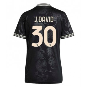 Juventus Jonathan David #30 Alternativní Dres pro Dámy 2025-26 Krátkým Rukávem