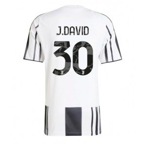 Juventus Jonathan David #30 Domácí Dres 2025-26 Krátkým Rukávem