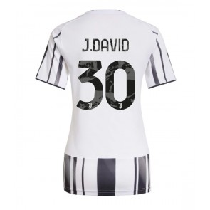 Juventus Jonathan David #30 Domácí Dres pro Dámy 2025-26 Krátkým Rukávem Juventus Jonathan David #30 Domácí Dres pro Dámy 2025-26 Krátkým Rukávem